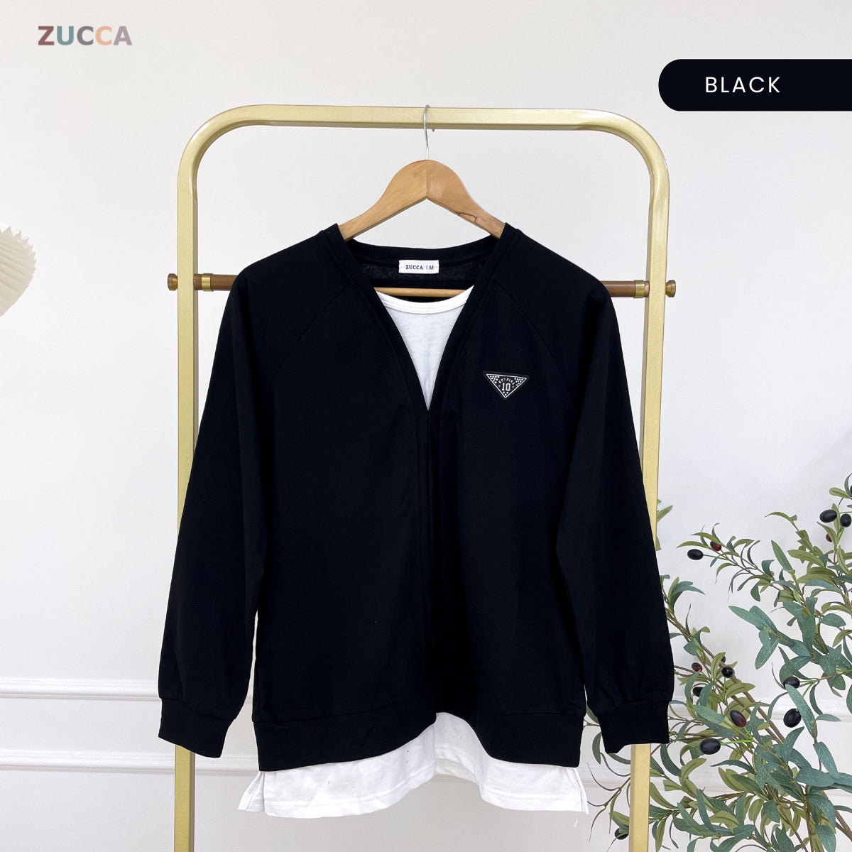 ZUCCA AZREEN PEREMPUAN KASUAL SHIRT LAYERED LONG SLEEVE - MA109