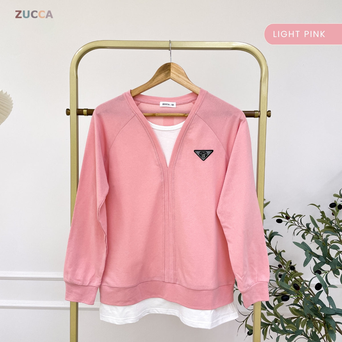 ZUCCA AZREEN PEREMPUAN KASUAL SHIRT LAYERED LONG SLEEVE - MA109