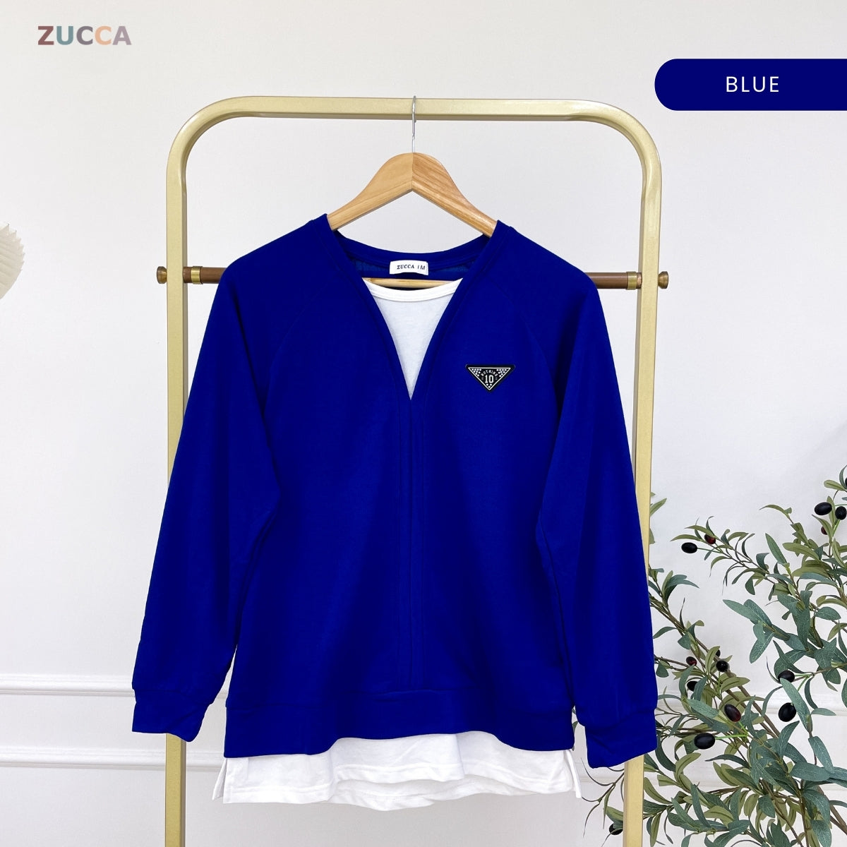 ZUCCA AZREEN PEREMPUAN KASUAL SHIRT LAYERED LONG SLEEVE - MA109