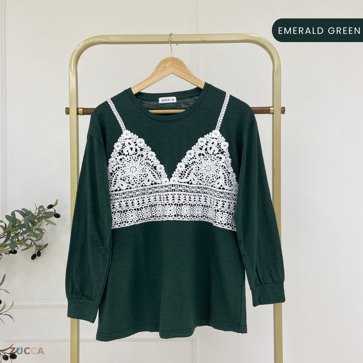 ZUCCA KISTY T-SHIRT PEREMPUAN KASUAL LONG SLEEVE - MA111