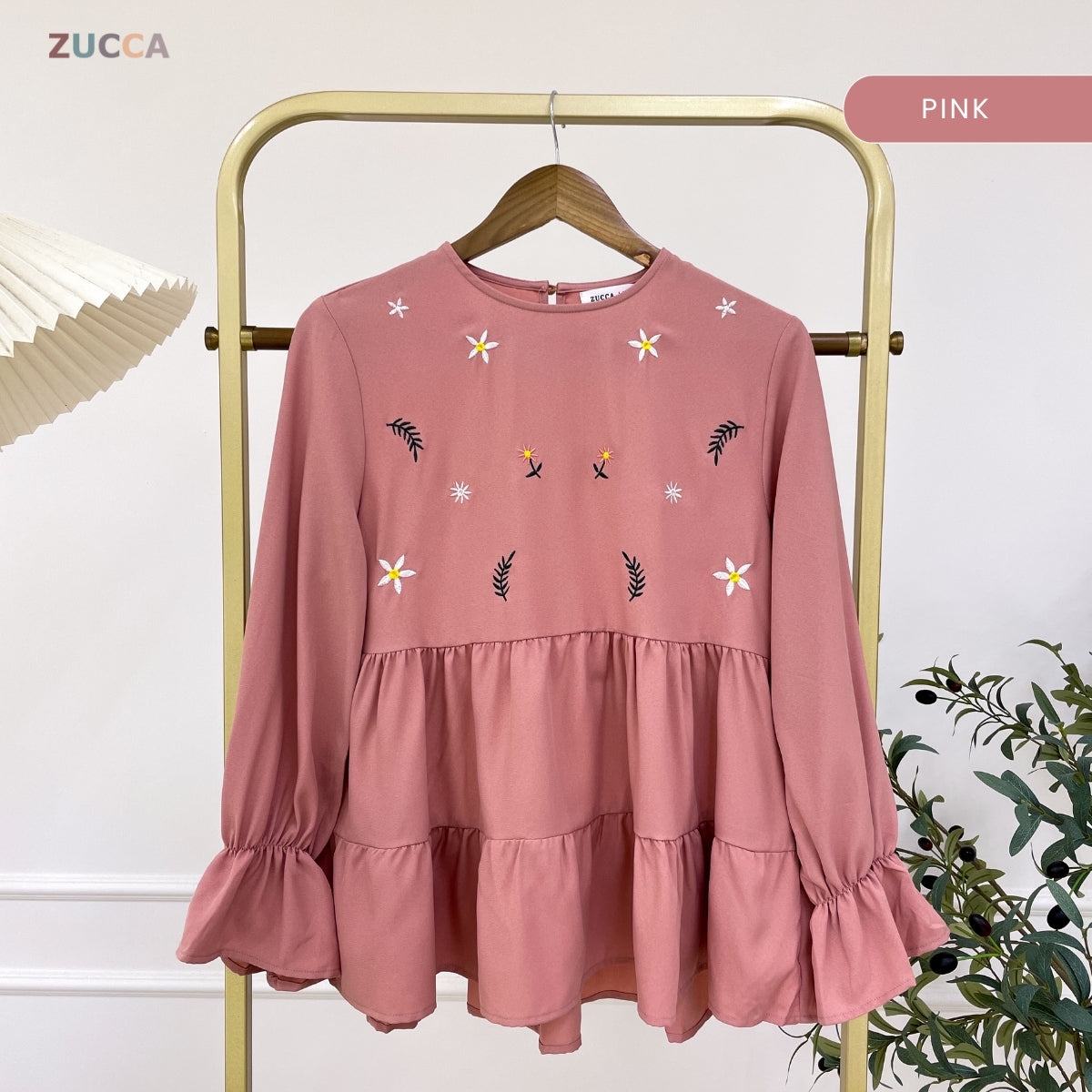 ZUCCA SYAWANI WOMEN KASUAL DOLLY BLOUSE LONG SLEEVE - MA119
