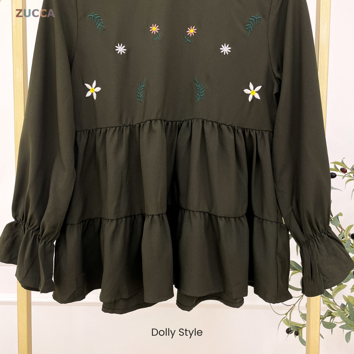 ZUCCA SYAWANI WOMEN KASUAL DOLLY BLOUSE LONG SLEEVE - MA119