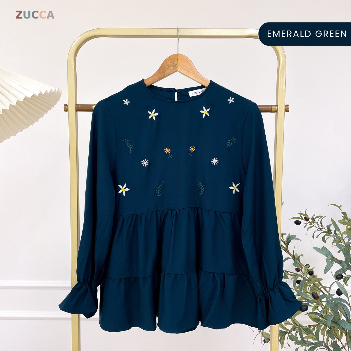 ZUCCA SYAWANI WOMEN KASUAL DOLLY BLOUSE LONG SLEEVE - MA119