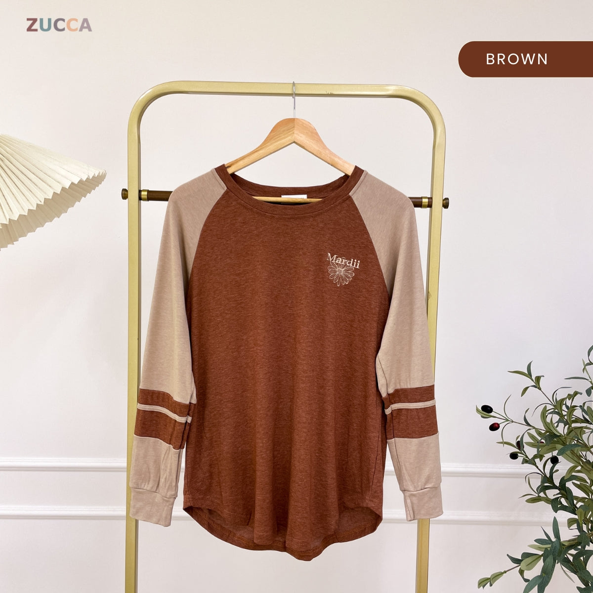 ZUCCA MARDIAH WOMEN KASUAL SHIRT DUA TONE COLOUR - MA123
