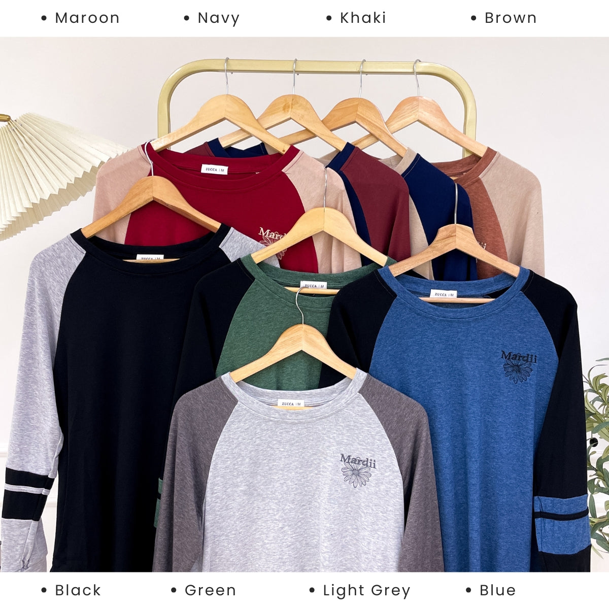 ZUCCA MARDIAH WOMEN KASUAL SHIRT DUA TONE COLOUR - MA123