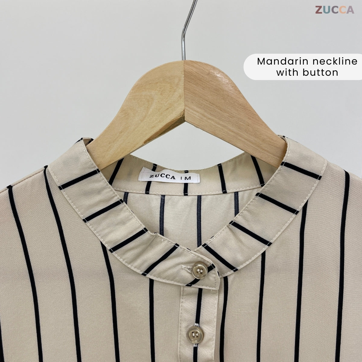 ZUCCA JULIA KASUAL STRIPE BLOUSE PEREMPUAN LENGAN PANJANG - MA127