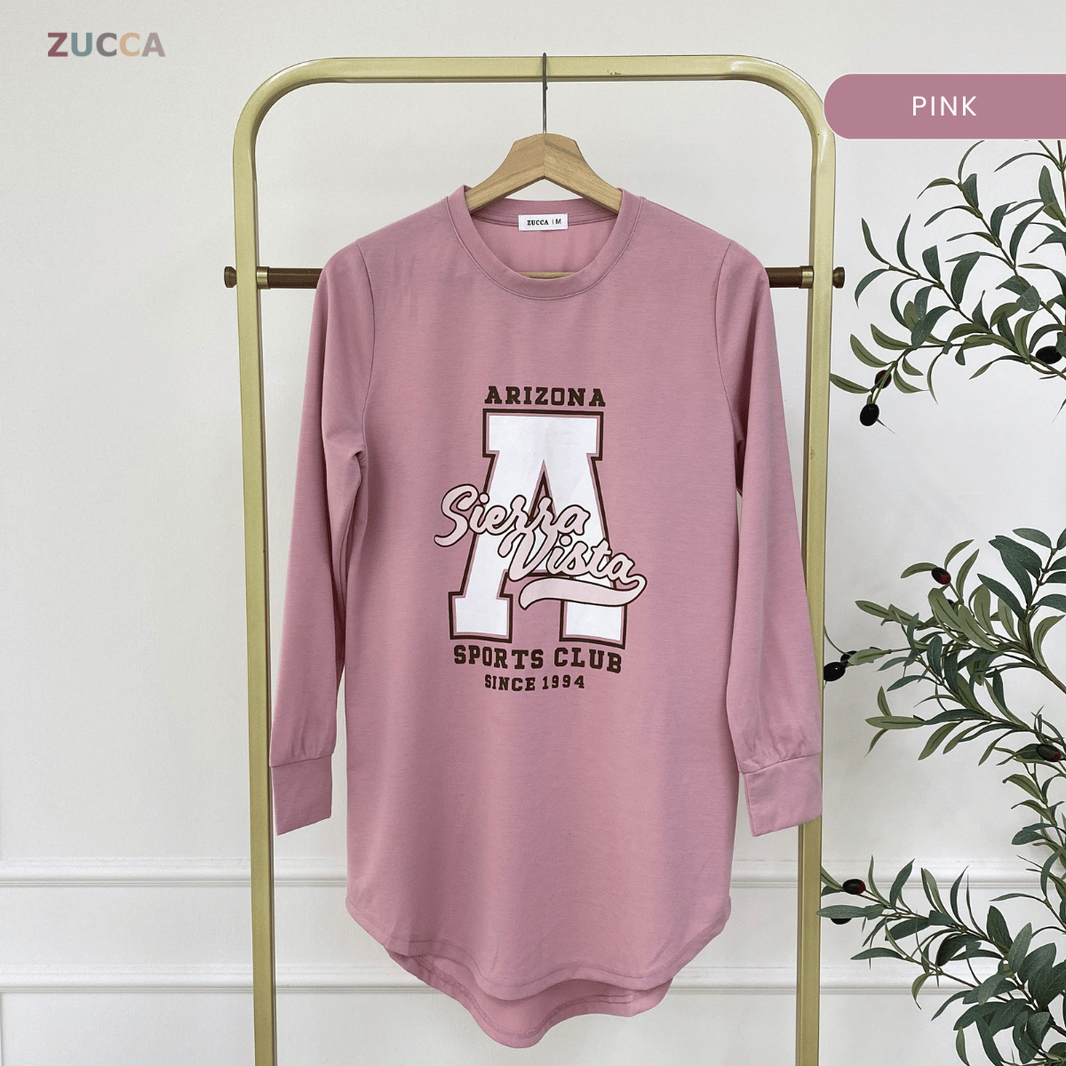 ZUCCA IZANI WOMEN LONG BLOUSE PRINTED LONG SLEEVE - MA129