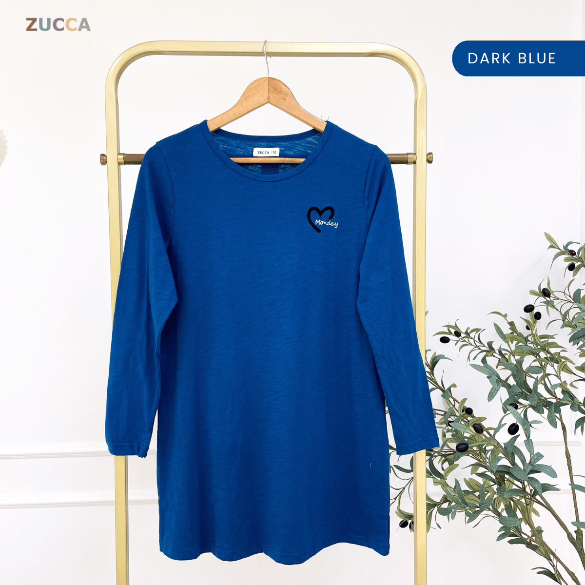 ZUCCA MAHANI COMFY HEARTWEAR LONG TEE-MA130