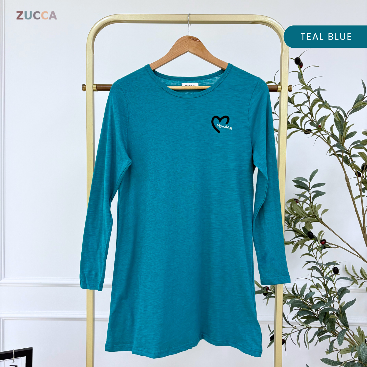ZUCCA MAHANI COMFY HEARTWEAR LONG TEE-MA130