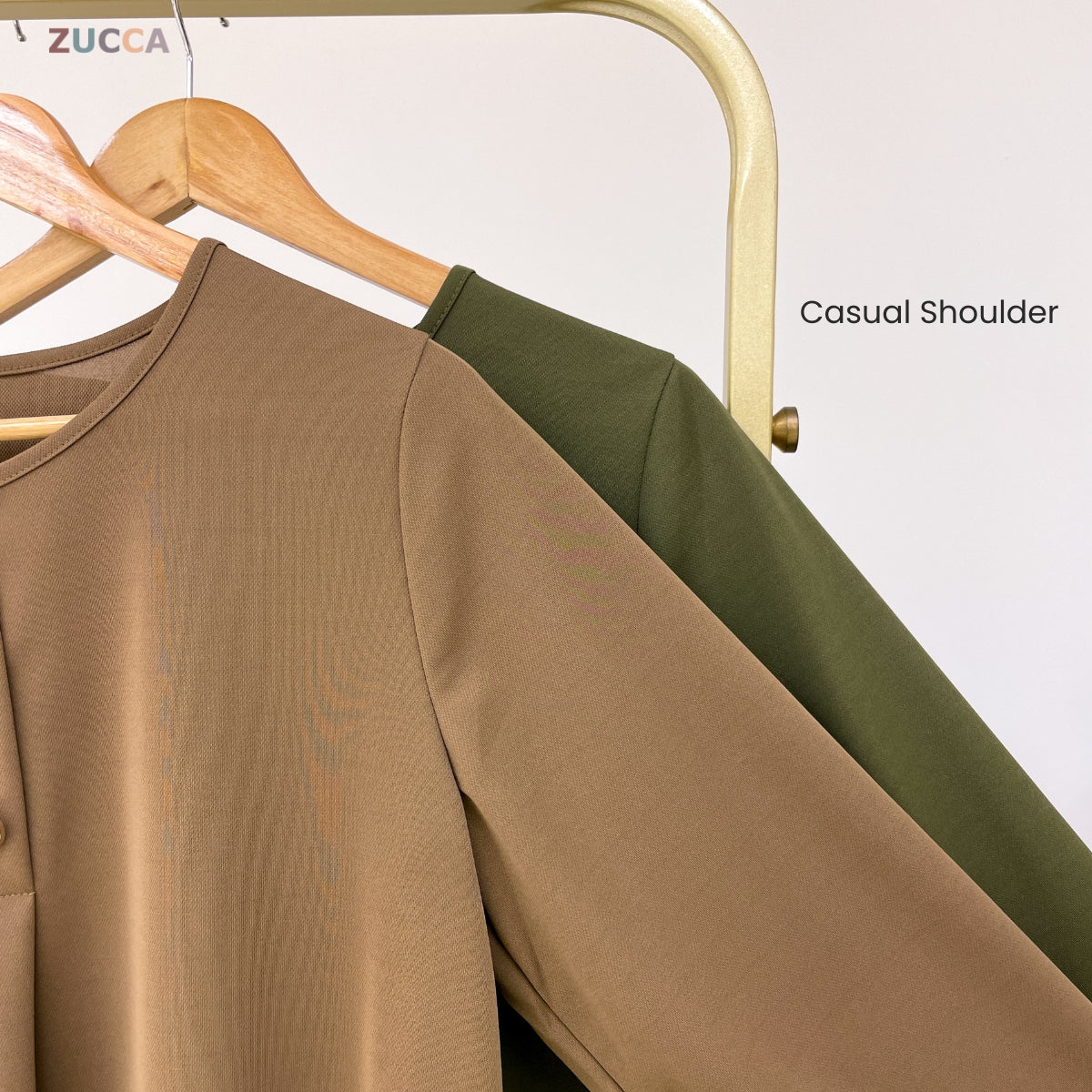 ZUCCA ASMA PEREMPUAN KASUAL PLAIN BLOUSE LONG SLEEVE - MA133