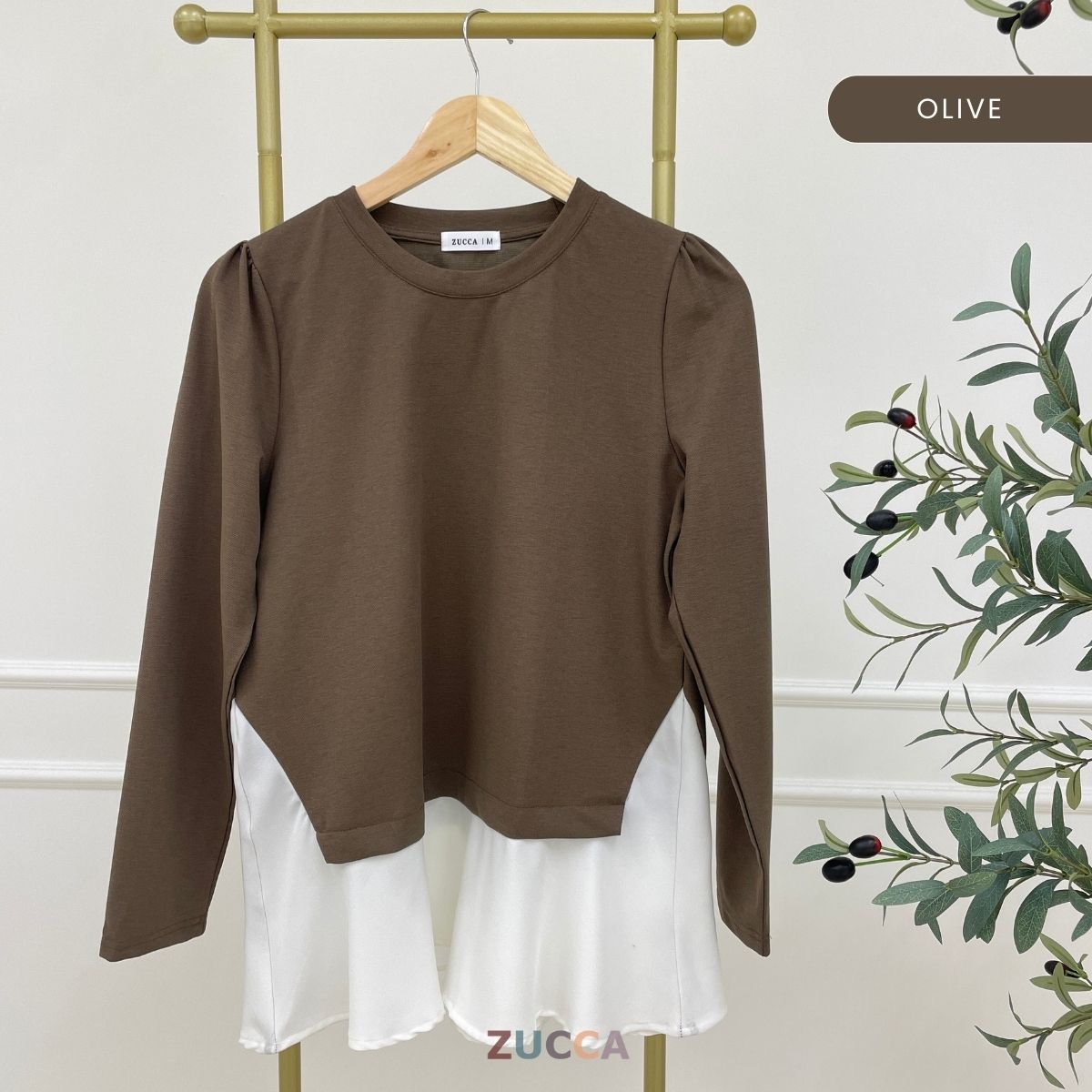 ZUCCA SUZY WOMEN KASUAL BLOUSE LONG SLEEVE - MA137