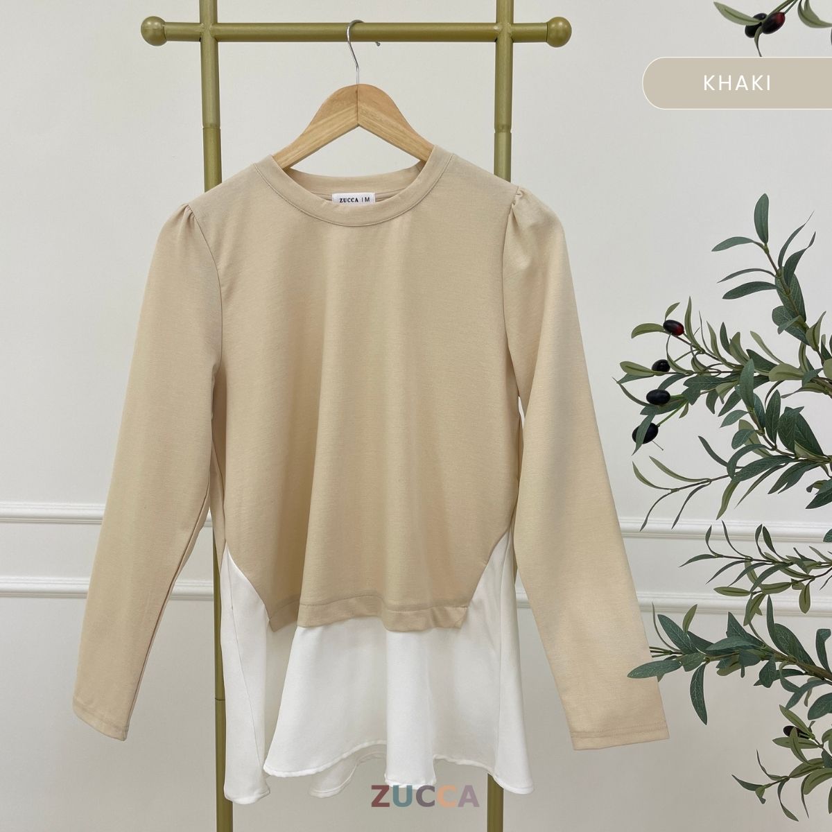 ZUCCA SUZY WOMEN KASUAL BLOUSE LONG SLEEVE - MA137
