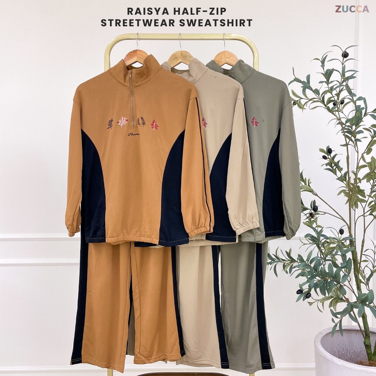ZUCCA RAISYA WOMEN SWEATSHIRT 1 SET LONG SLEEVE - MA140
