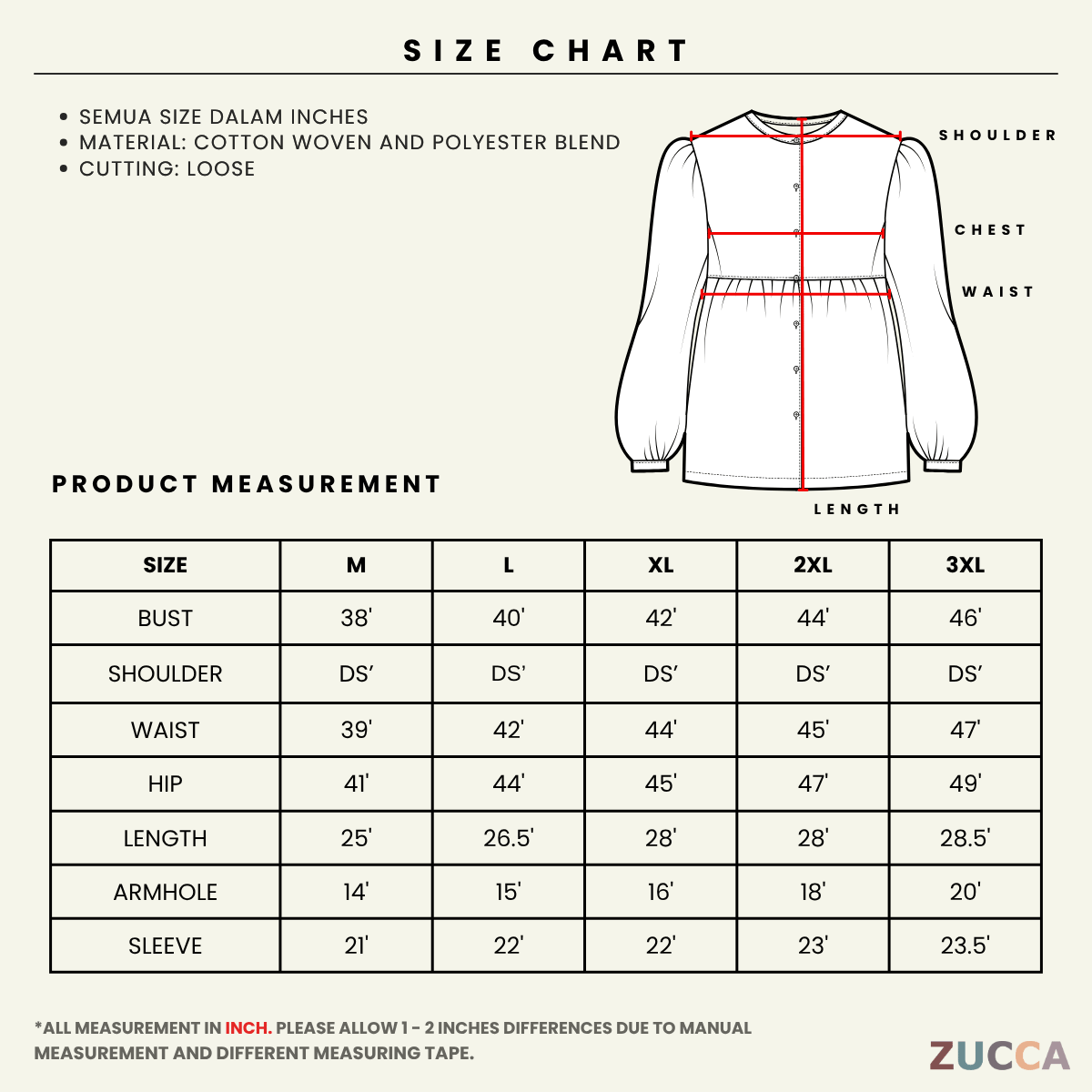 ZUCCA SAMIRA TWO-TONED WOMEN KASUAL SHIRT - MA141