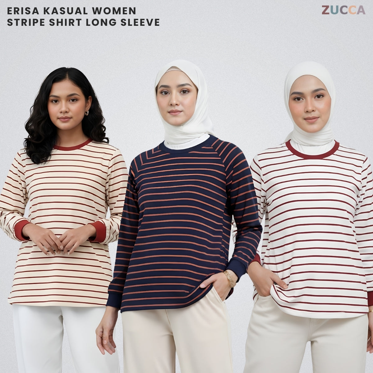 ZUCCA ERISA KASUAL WOMEN STRIPE SHIRT - MA157
