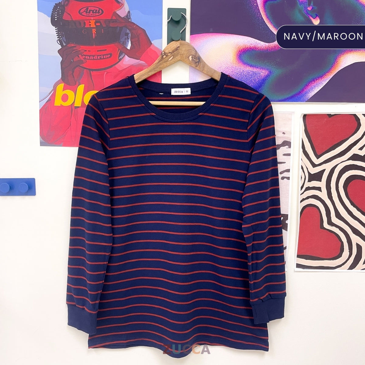 ZUCCA ERISA KASUAL WOMEN STRIPE SHIRT - MA157