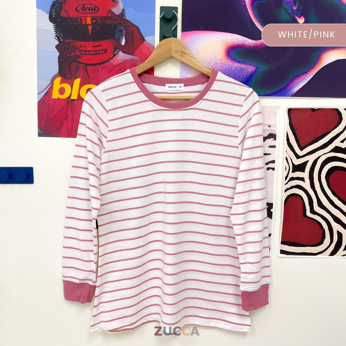 ZUCCA ERISA KASUAL WOMEN STRIPE SHIRT - MA157