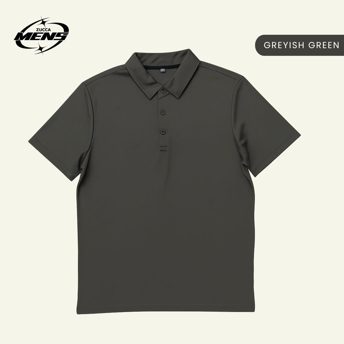 ZUCCA ALEX CASUAL COLLAR MEN T-SHIRT - MC1020 BAJU LELAKI