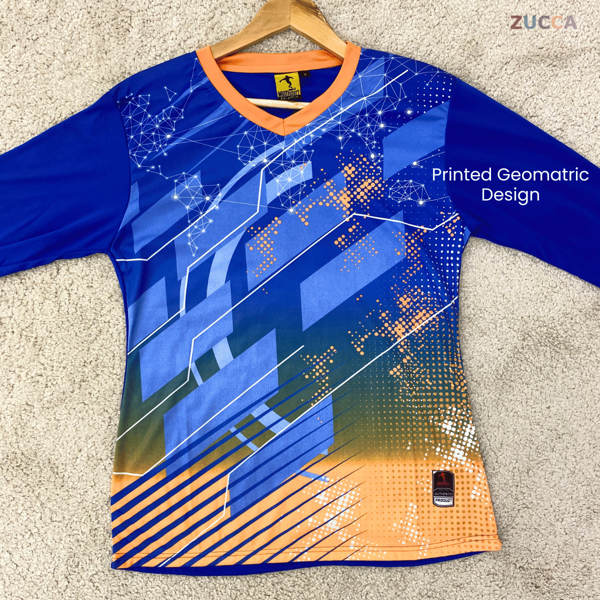 ZUCCA ASTRA UNISEX V-NECK SPORTWEAR JERSEY-MC1021