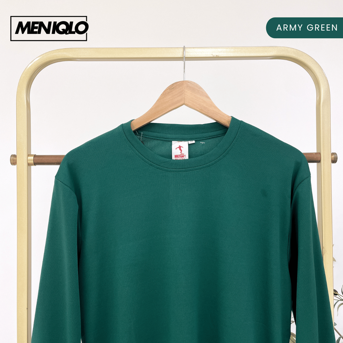 MENIQLO FELIX PLAIN UNISEX SHIRT LENGAN PANJANG XS-6XL- MC1022