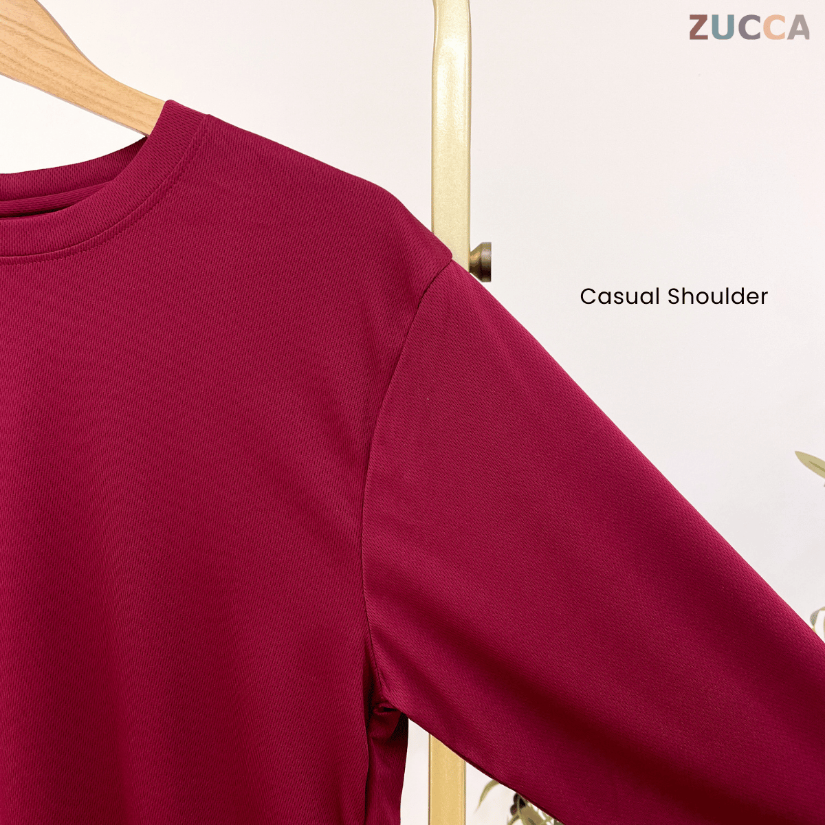 ZUCCA NOVELLA PLAIN SHIRT LENGAN PANJANG XS-6XL- MC1022