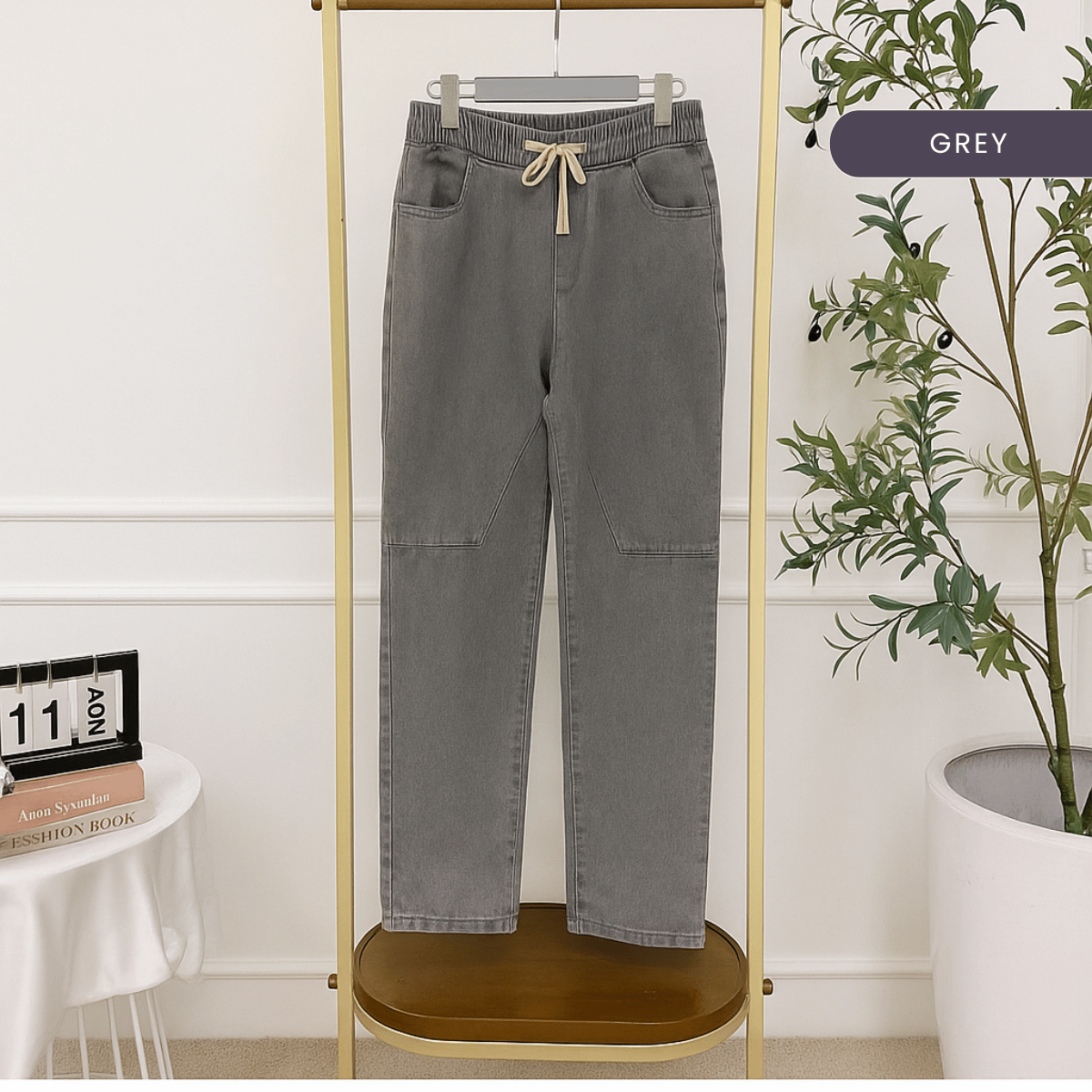 MENIQLO NOAH RELAXED FIT DENIM PANTS MCP2006