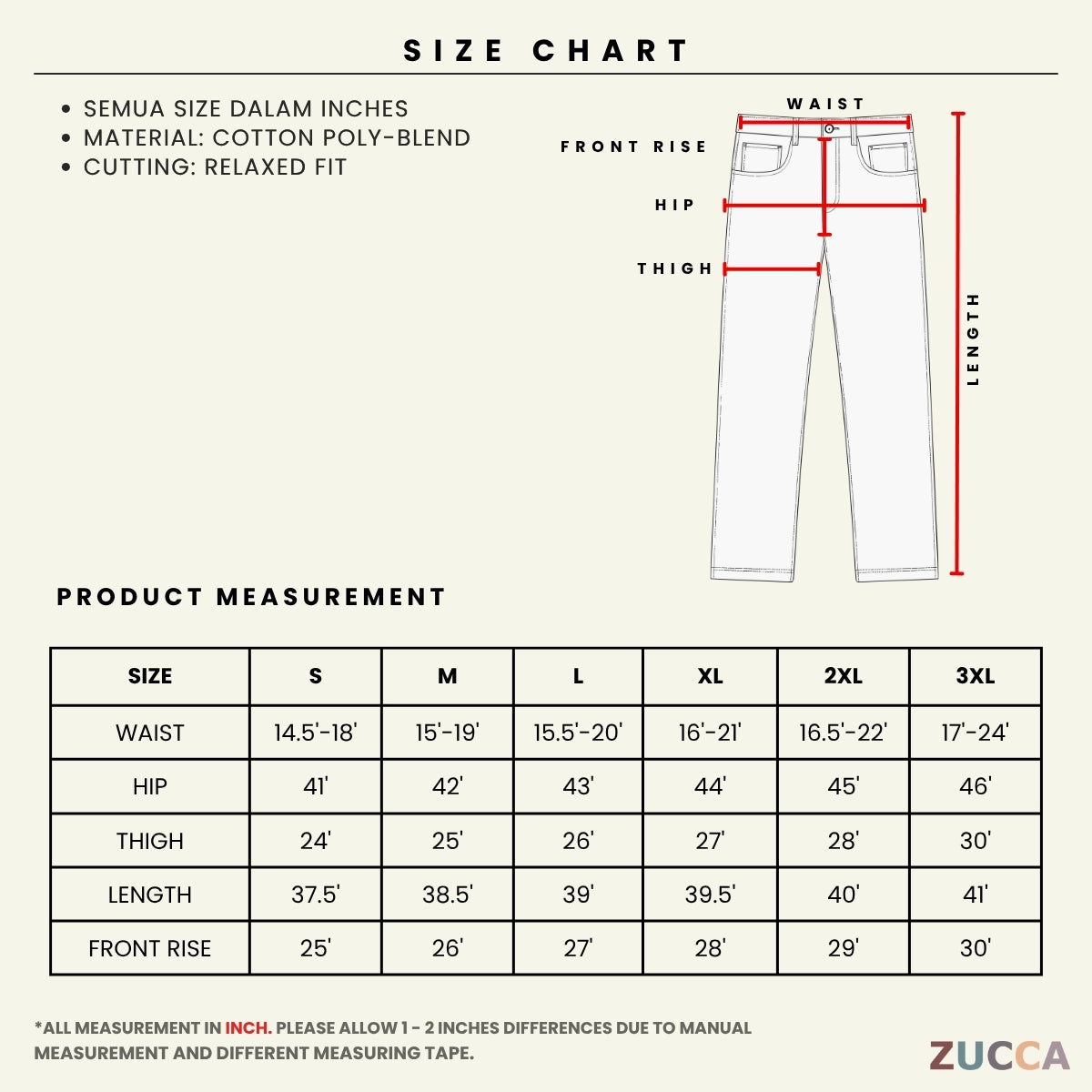 MENIQLO MEN KASUAL LONG PANTS - MCP2005
