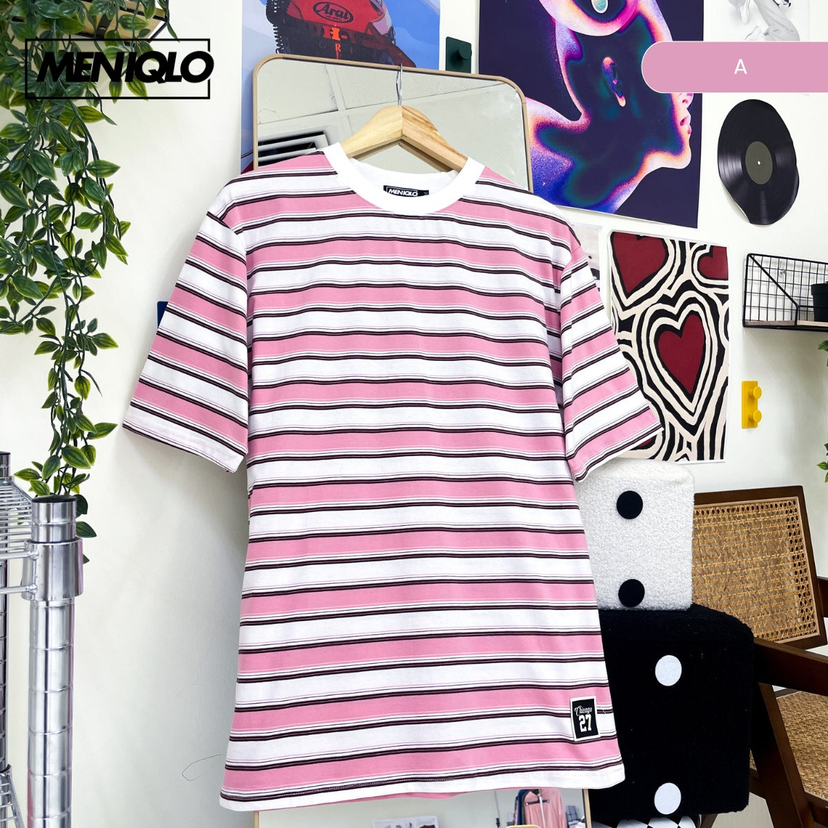 MENIQLO HARRY OVERSIZED T-SHIRT SHORT SLEEVE - MQ1004