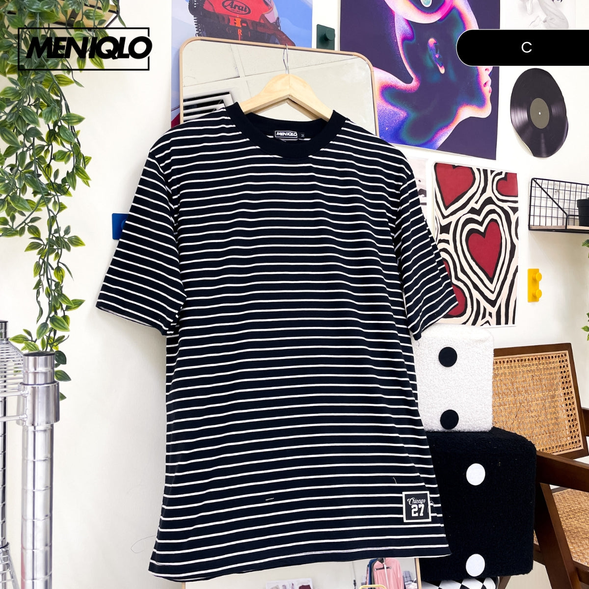 MENIQLO HARRY OVERSIZED T-SHIRT SHORT SLEEVE - MQ1004