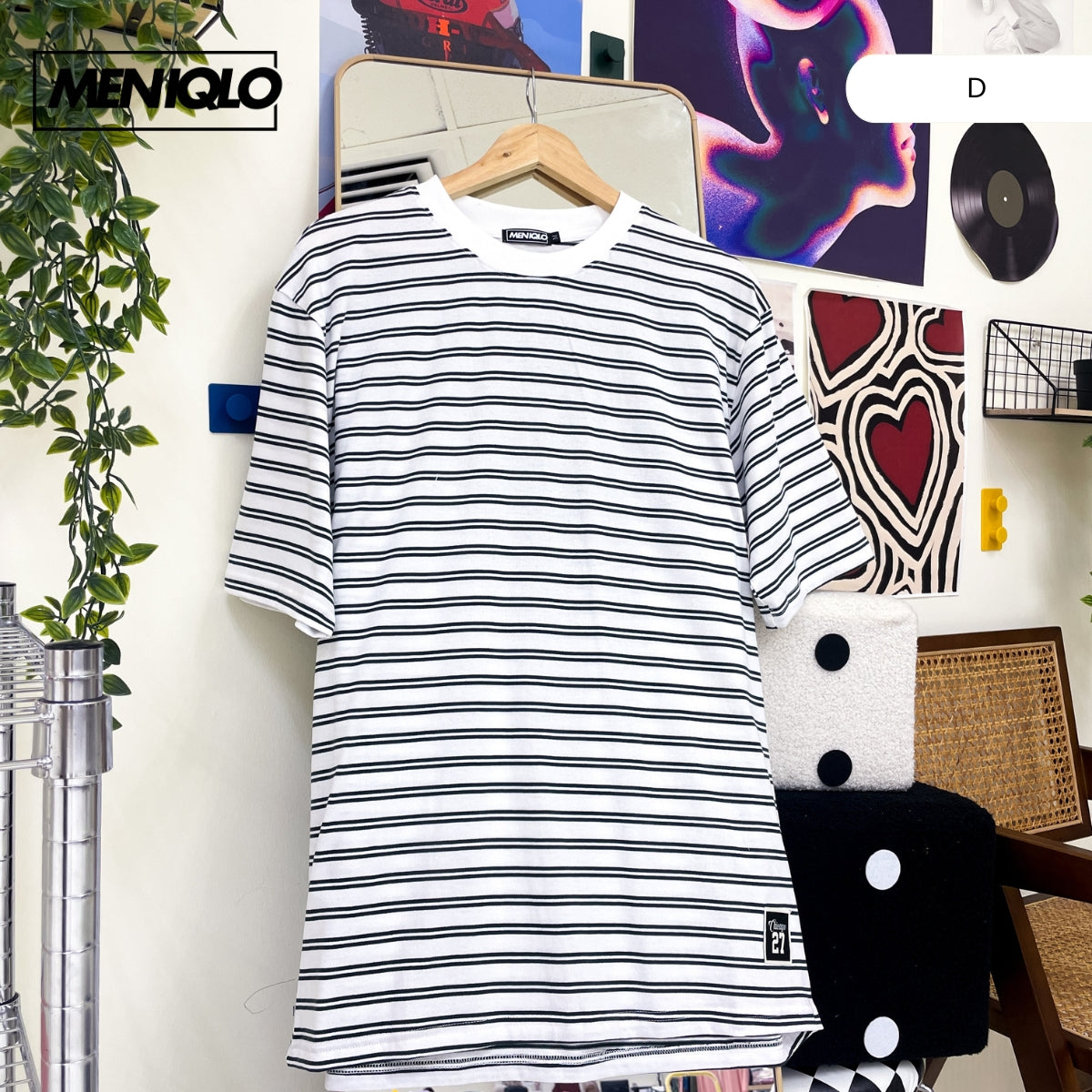 MENIQLO HARRY OVERSIZED T-SHIRT SHORT SLEEVE - MQ1004