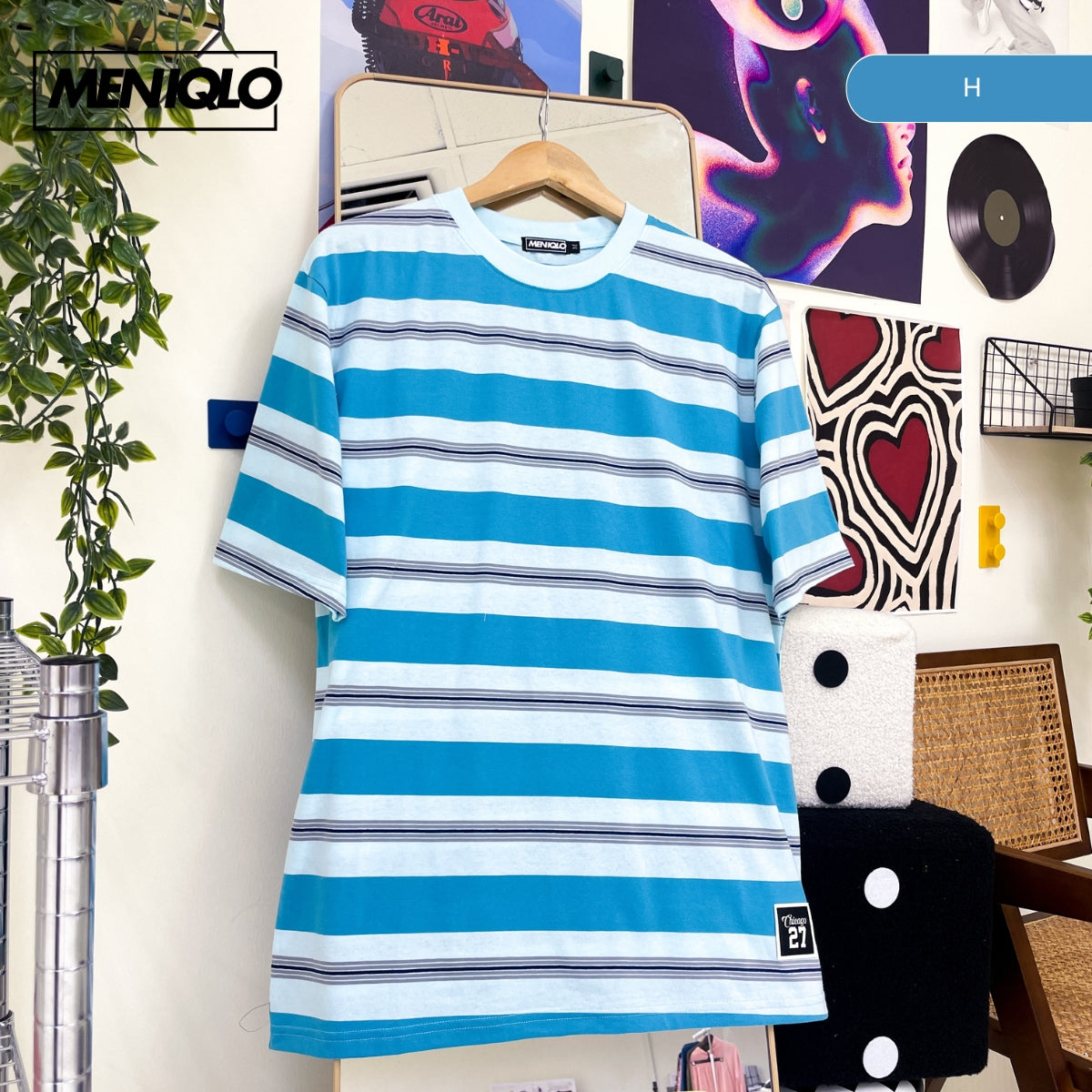 MENIQLO HARRY OVERSIZED T-SHIRT SHORT SLEEVE - MQ1004
