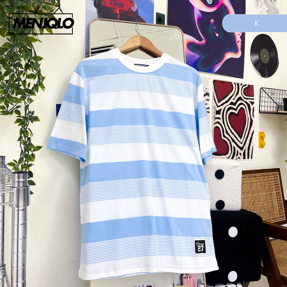 MENIQLO HARRY OVERSIZED T-SHIRT SHORT SLEEVE - MQ1004