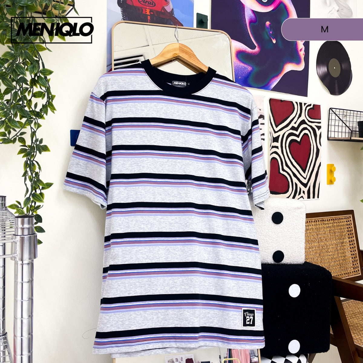 MENIQLO HARRY OVERSIZED T-SHIRT SHORT SLEEVE - MQ1004