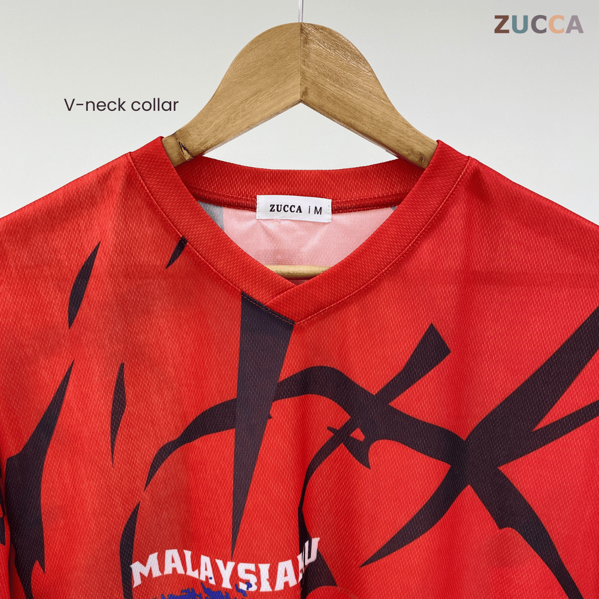 ZUCCA GEMILANG JERSI LENGAN PANJANG PATRIOTIK UNISEX-MS002 Microfiber