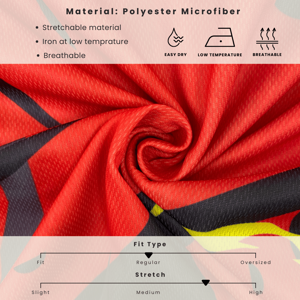 ZUCCA GEMILANG JERSI LENGAN PANJANG PATRIOTIK UNISEX-MS002 Microfiber