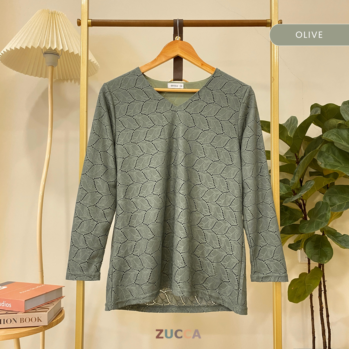ZUCCA NELSIE PREMIUM LACE WOMEN BLOUSE - MA017