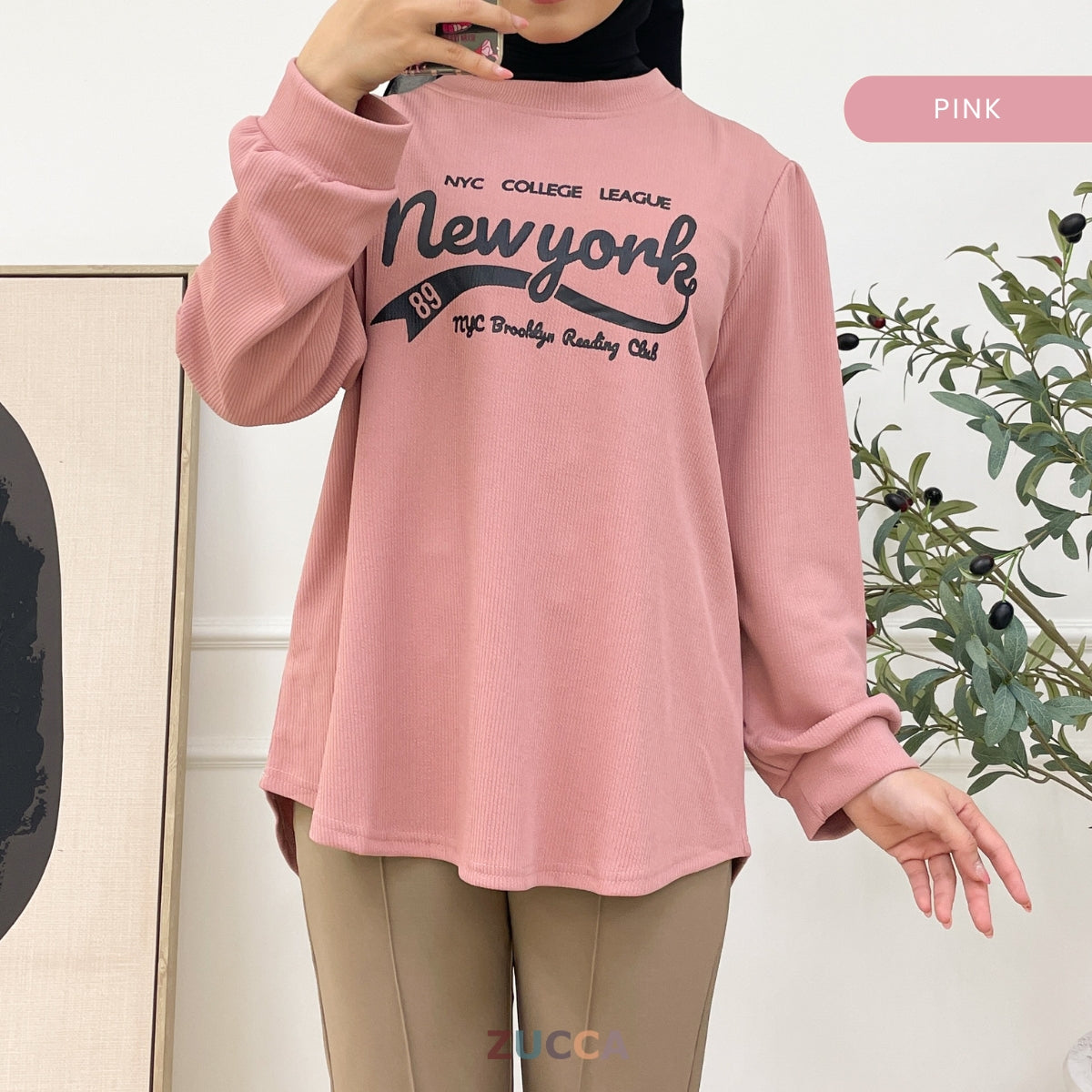 ZUCCA DALINIA CASUAL PRINT SHIRT - DM141