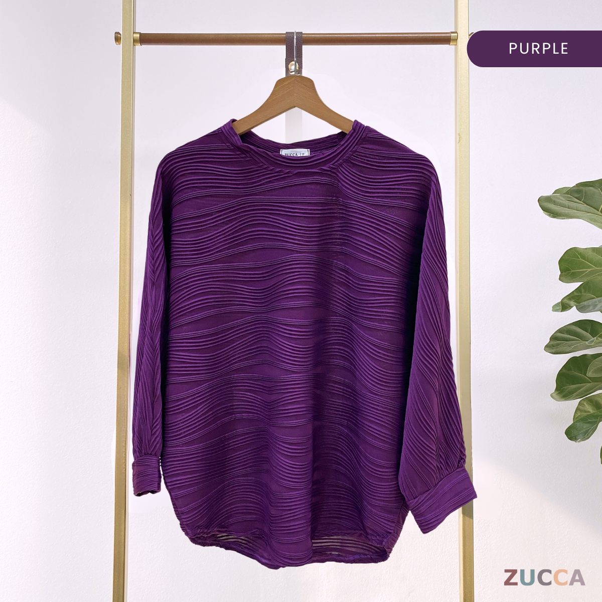 ZUCCA FARISA KEMEJA CORAK BERJALUR - DM089