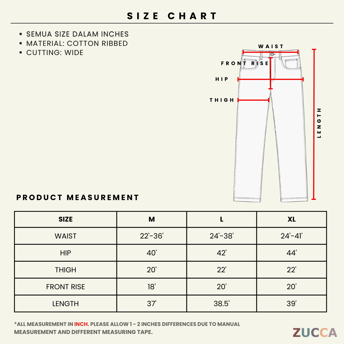 ZUCCA NIKIRA WIDE LEG DRAWSTRING WOMEN PANTS - SU004 PALAZZO