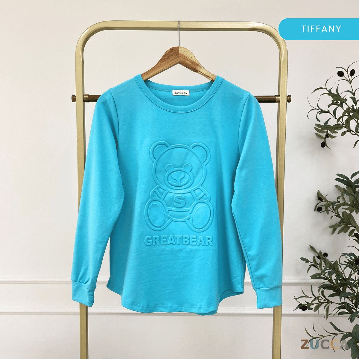 ZUCCA HERISA EMBOSSED VELVET CASUAL SHIRT BLOUSE - MA007