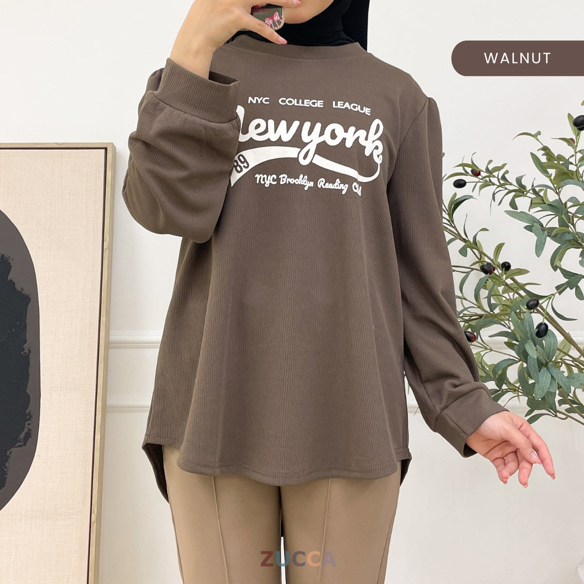 ZUCCA DALINIA CASUAL PRINT SHIRT - DM141