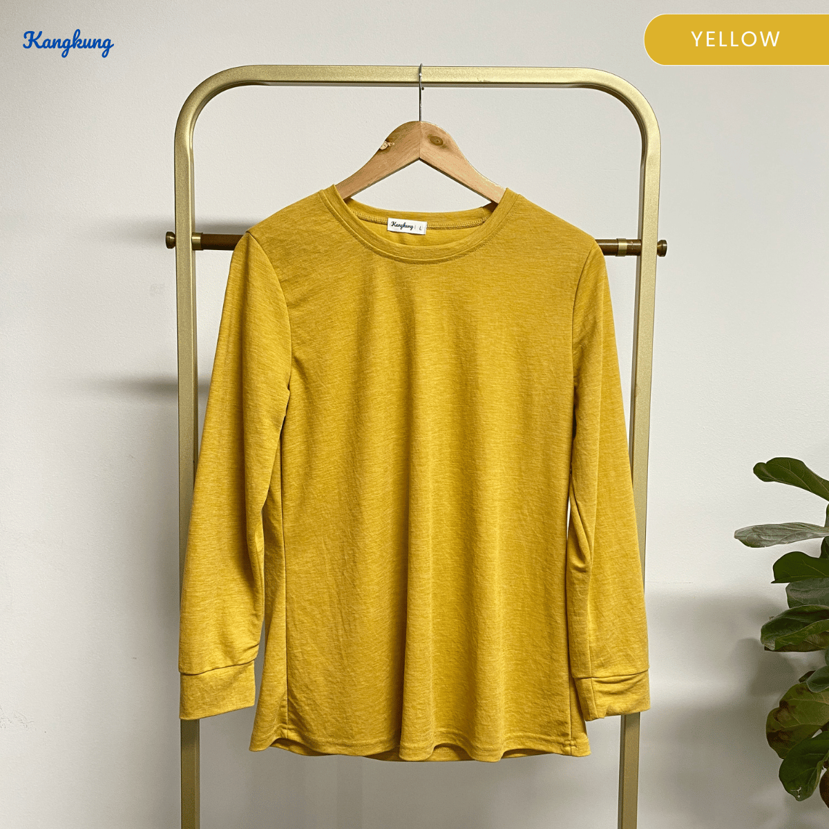 KANGKUNG JESSIE T-SHIRT COTTON WANITA GAYA MODEST SHIRT KASUAL – KK109