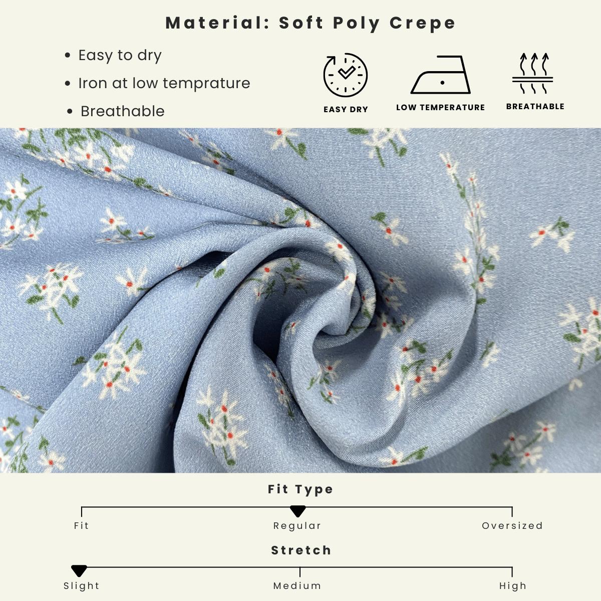 ZUCCA MARISSA BLOUSE BERCORAK FLORAL-DM119