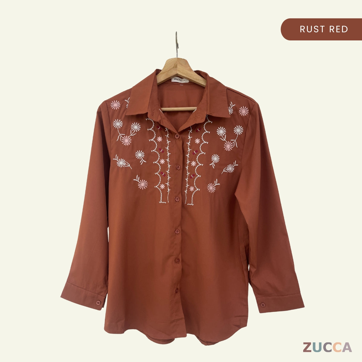 ZUCCA ALYANI BLAUS WANITA SULAMAN BUNGA - DM243 BAJU WANITA
