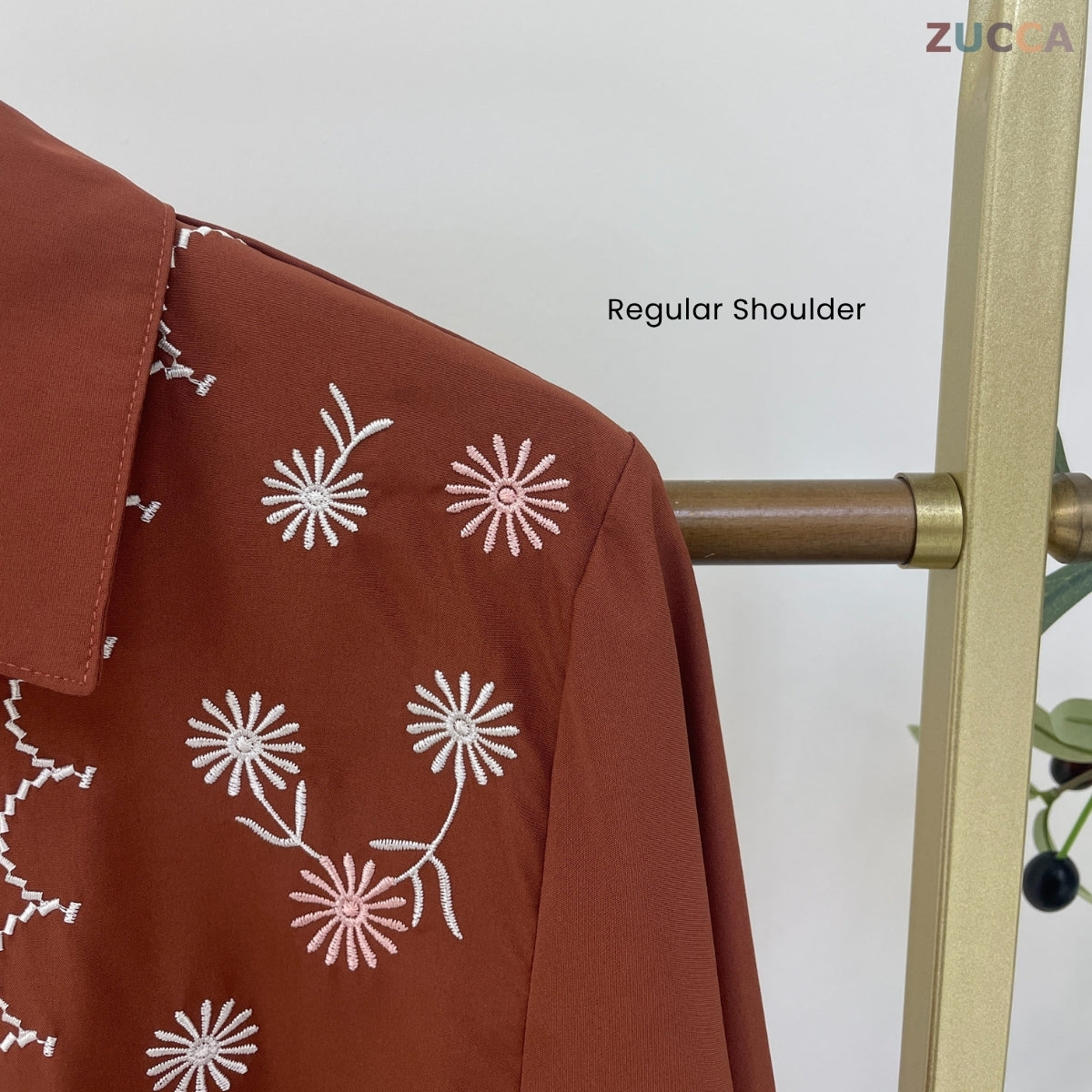 ZUCCA ALYANI BLAUS WANITA SULAMAN BUNGA - DM243 BAJU WANITA