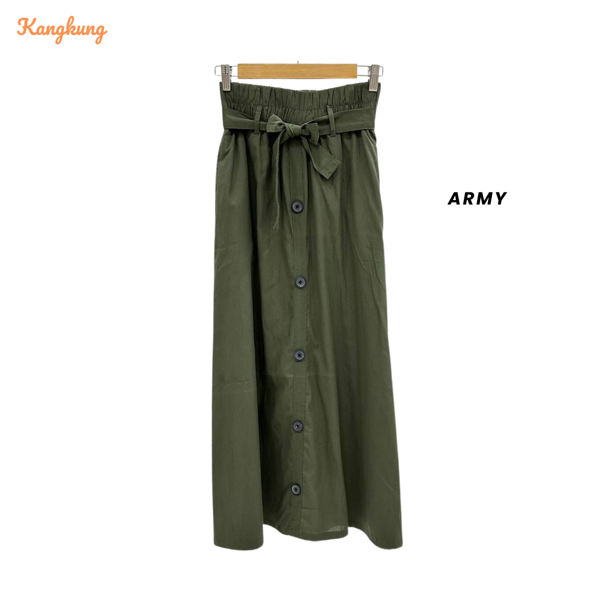 KANGKUNG SKIRT KAPAS BERBUTANG UNTUK WANITA - KK006