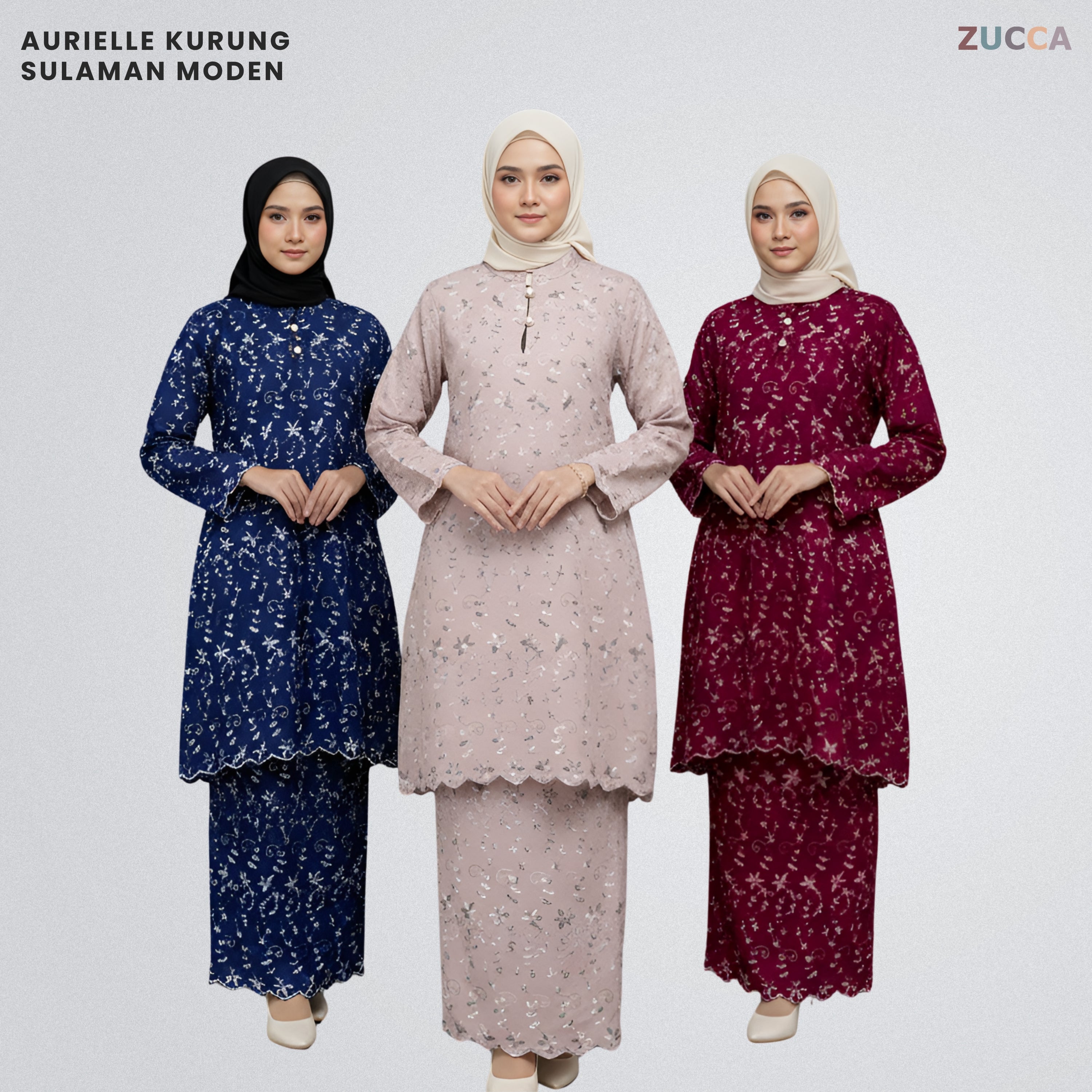 ZUCCA AURIELLE KURUNG SULAMAN MODEN - H029