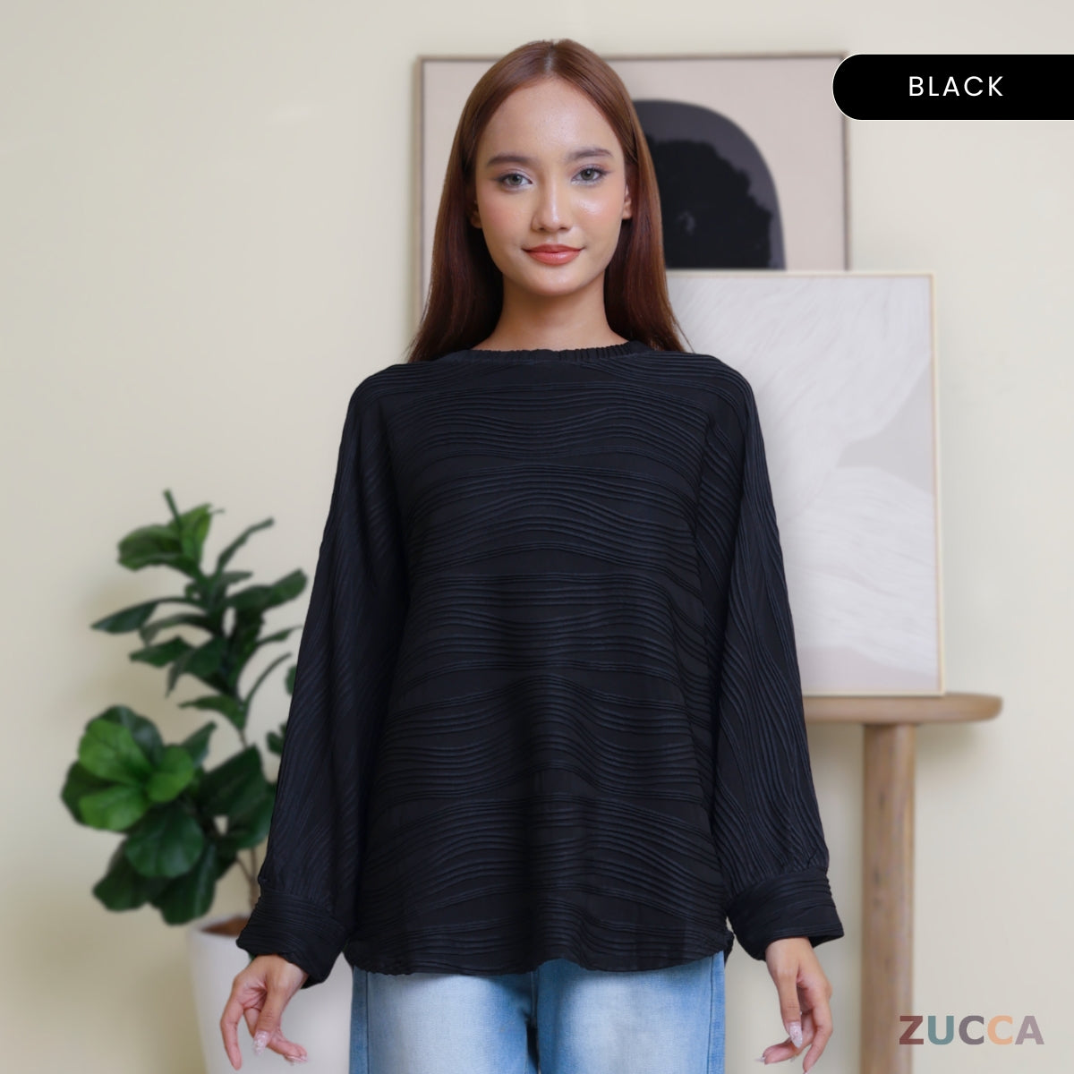 ZUCCA FARISA KEMEJA CORAK BERJALUR - DM089