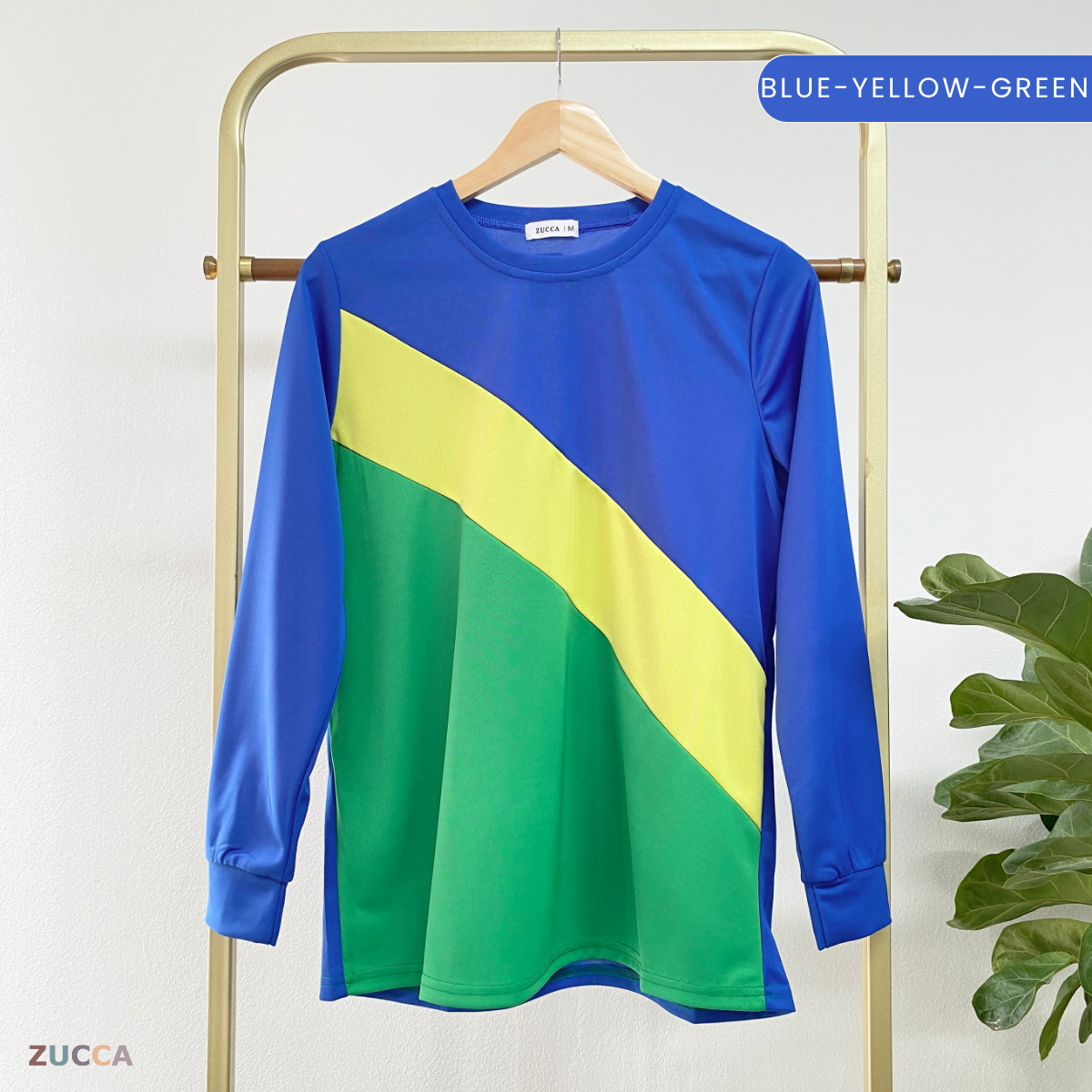 ZUCCA KERRY COLOURBLOCK WOMEN CASUAL BLOUSE - MA021