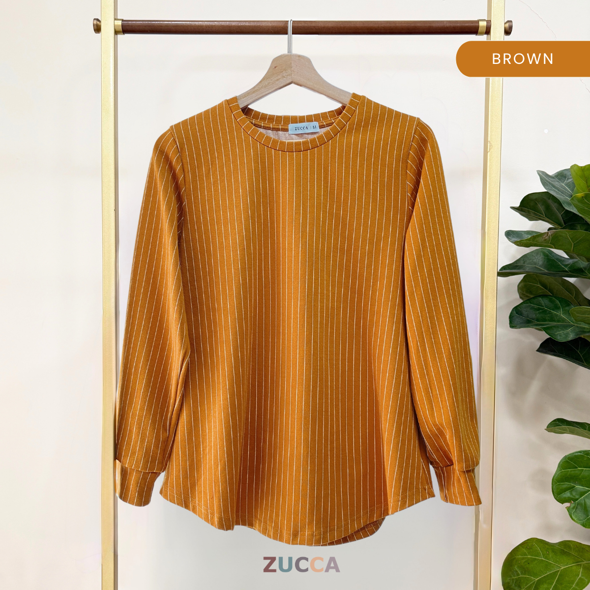 ZUCCA JIHAN PINSTRIPE CASUAL SHIRT - MA052